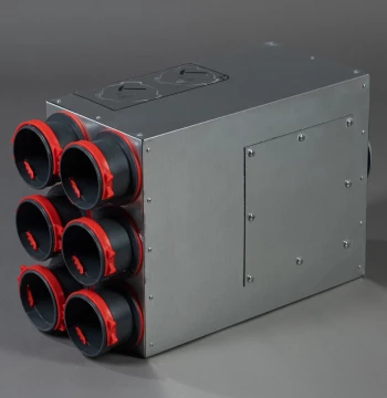 Воздухораспределительная коробка на 6 выводов VentyFlex VFL VK-6-75-125