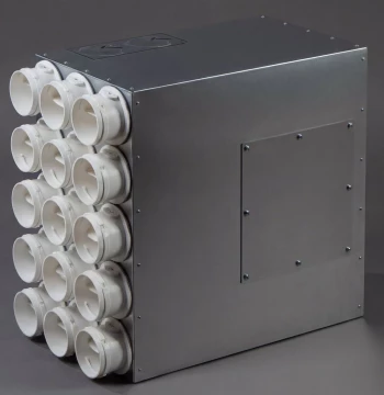 Воздухораспределительная коробка на 15 рег. выводов VentyFlex VFL pVK-15-75-200