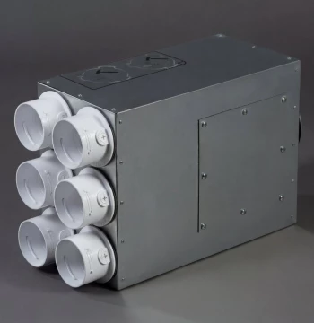 Воздухораспределительная коробка на 6 рег. выводов VentyFlex VFL-VK-6-75-125