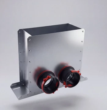 Пленум напольный на два выхода VentyFlex VFL RPF-300х100/75х2